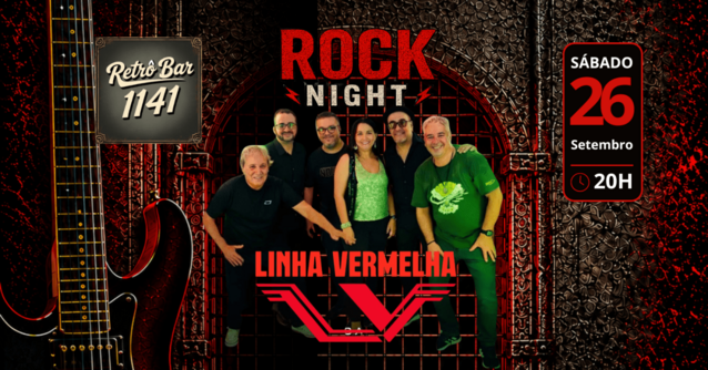 Banda linha vermelha - retrô bar 1141 (foto do evento)