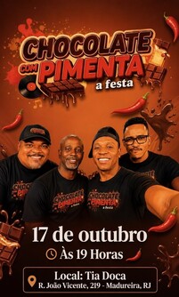 Chocolate com pimenta a festa (foto do evento)