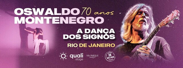 Oswaldo Montenegro no Qualistage - RJ - 24/10/2026 (foto do evento)