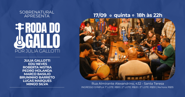 Roda do Gallo Convida Marcelinho Moreira 17.09 (foto do evento)