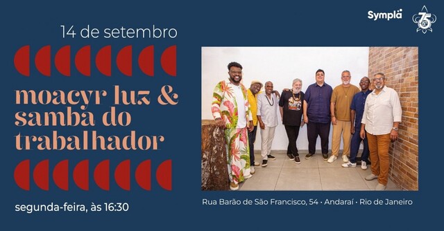 Moacyr Luz e Samba do Trabalhador - 14 de setembro (foto do evento)
