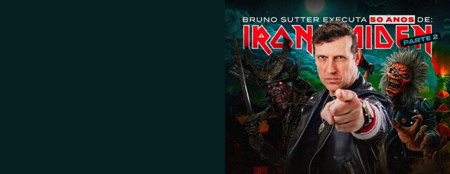 Bruno sutter executa 50 anos de iron maiden no circo voador (foto do evento)