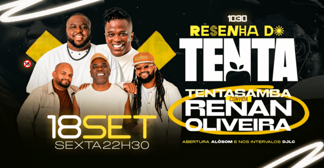 Resenha do Tenta com Renan Oliveira no 1030 (foto do evento)