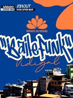 Baile funk no mirante do arvrão (foto do evento)
