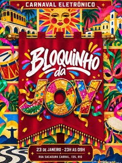 Bloquinho da joy (foto do evento)