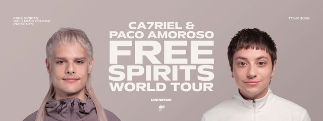 CA7RIEL & Paco Amoroso - Rio de Janeiro - 20/11/2026 - Venda Geral (foto do evento)