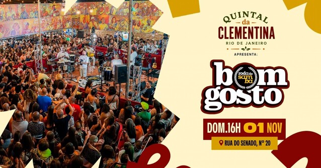 Roda de Samba do Bom Gosto/ Quintal da Clementina (foto do evento)