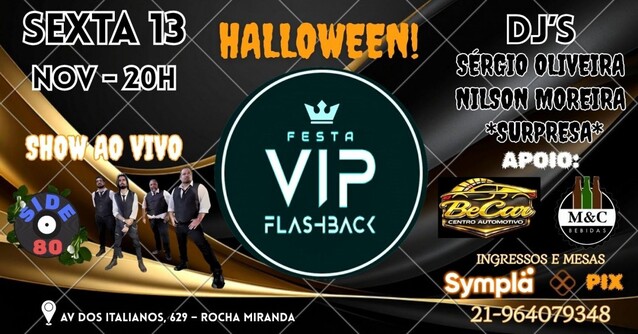 Halloween vip flashback (foto do evento)