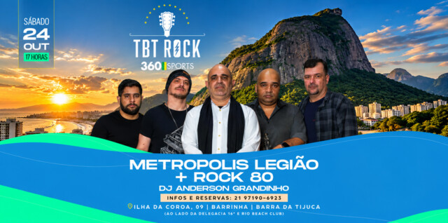Tbt rock bar 360 sports | banda metropolis legião urbana e rock 80 90 | barra da tijuca (foto do evento)