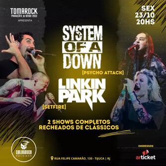 Soad e linkin park no calabouço (foto do evento)