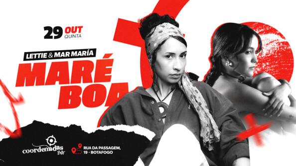 Lettie & Mar María - MARÉ BOA - COORDENADAS BAR 29/10 (foto do evento)
