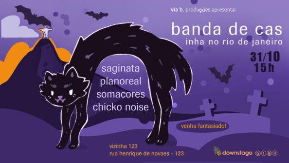 banda de casinha de halloween no rio de janeiro — 7ª edição (foto do evento)