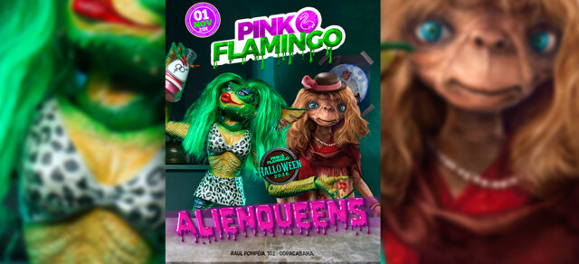 Pink Flamingo Halloween 2026|AlienQueens (Véspera de Feriado) | 01 de Novembro - 21h (foto do evento)