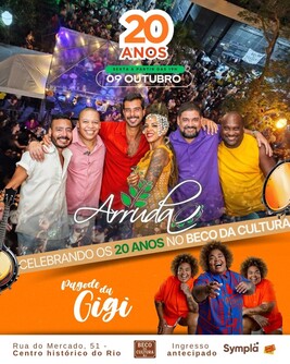 Arruda + pagode da gigi na rua: beco da cultura !! (foto do evento)