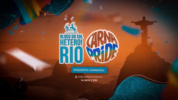 CarnaPride com Bloco do Sai, Hetero Rio: Esquenta de Carnaval | 14.11 | Grátis 0800 (foto do evento)
