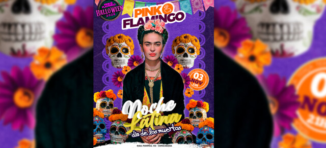 Pink Flamingo Halloween 2026 |Noche Latina |Terça 03 de Novembro (foto do evento)