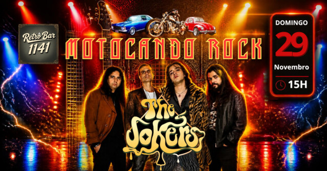 Motocando rock - banda the jokers (foto do evento)