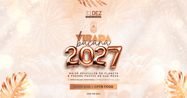 Réveillon boteco copa bacana 2027 (foto do evento)