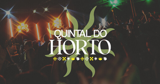 Quintal do horto (foto do evento)