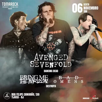 A7X + BMTH + BAD OMENS cover (foto do evento)