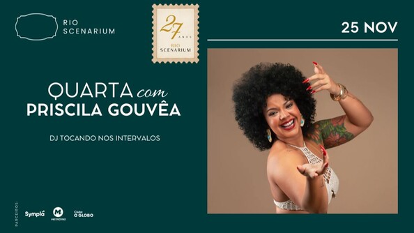 Priscila Gouvêa no Rio Scenarium 25.11 (foto do evento)