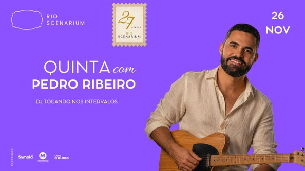 Pedro Ribeiro no Rio Scenarium 26.11 (foto do evento)