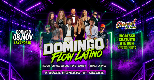 Fiesta Latina ¡CHÉVERE! | Domingo 29 novembro | Copacabana (foto do evento)