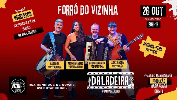 Forró do Vizinha - Banda Daladeira (foto do evento)
