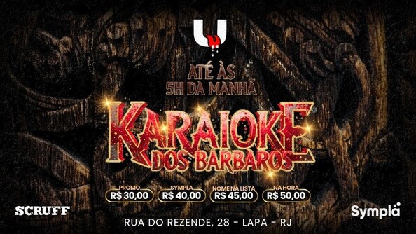Karaoke dos Barbudos (foto do evento)