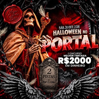 31/10 • Halloween Portal Rio - Mega Open Bar + Duas Pistas + Concurso de Fantasia (foto do evento)