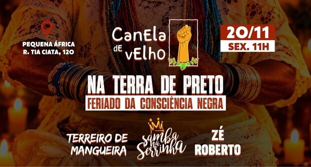 Canela de Velho - Feriado da Consciência Negra (foto do evento)