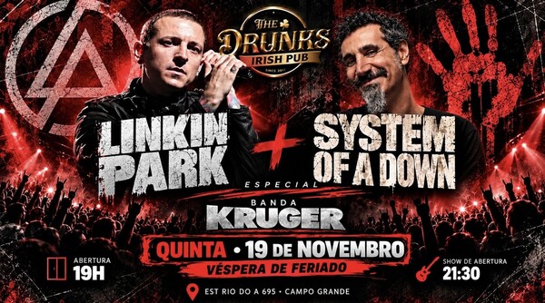 Kruger - Tributo System of a Down e Linkin Park (foto do evento)
