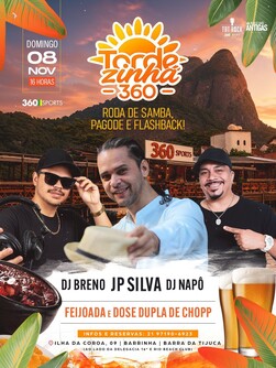 Tardezinha 360 | Samba Pagode e Flashback | Jp Silva | DJ Napô | DJ Breno | 360 Sports Barra (foto do evento)