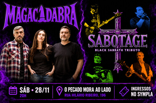 Show Magacadabra e Sabotage Tributo à Black Sabbath (foto do evento)