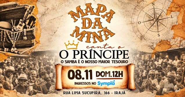 Mapa da Mina - Quintal Irajá (Canta o Príncipe) (foto do evento)