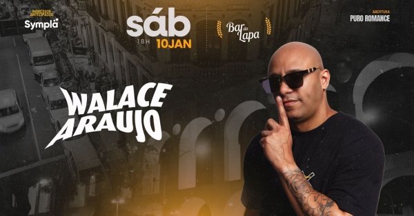 WALACE ARAUJO NO BAR DA LAPA (foto do evento)
