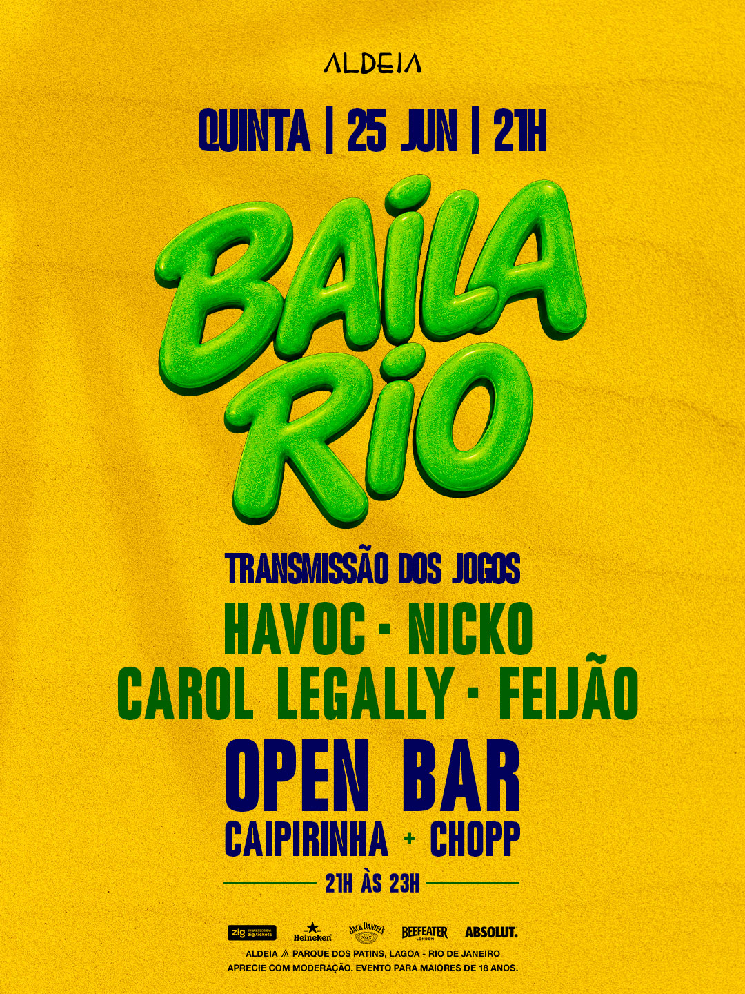 Baila Rio - Aldeia 25/06 (foto do evento)