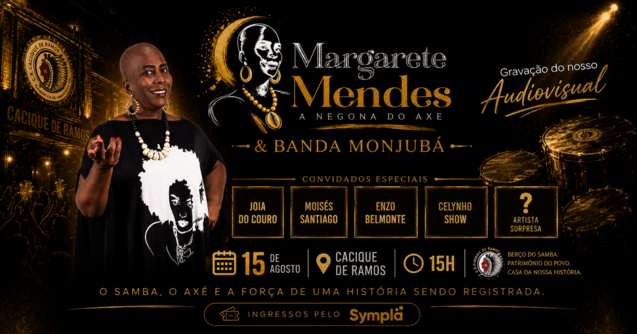 Margarete Mendes & Banda Mojubá - Gravação Audiovisual (foto do evento)