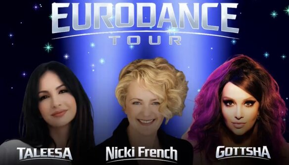 Eurodance tour rio de janeiro 2026 | gottsha | nicki french | taleesa | barra da tijuca rj (foto do evento)
