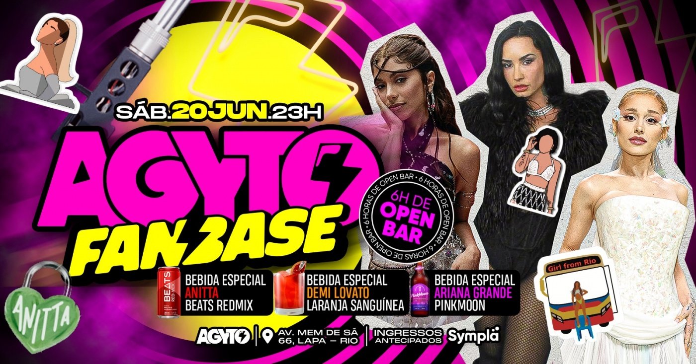 Agyto Fanbase | Esp. Ariana Grande, Demi Lovato e Anitta (foto do evento)