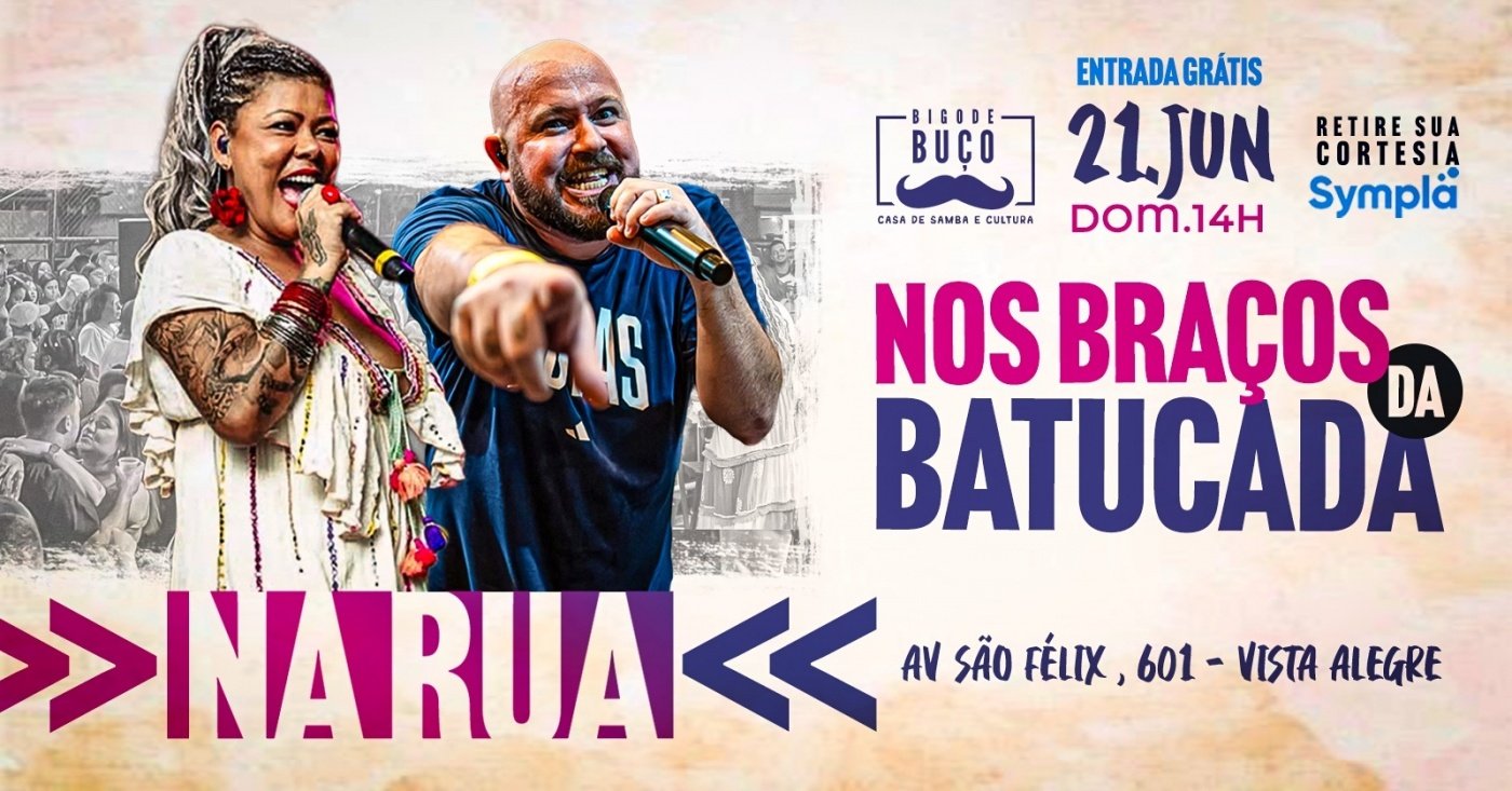 Nos Braços da Batucada - NA RUA (foto do evento)