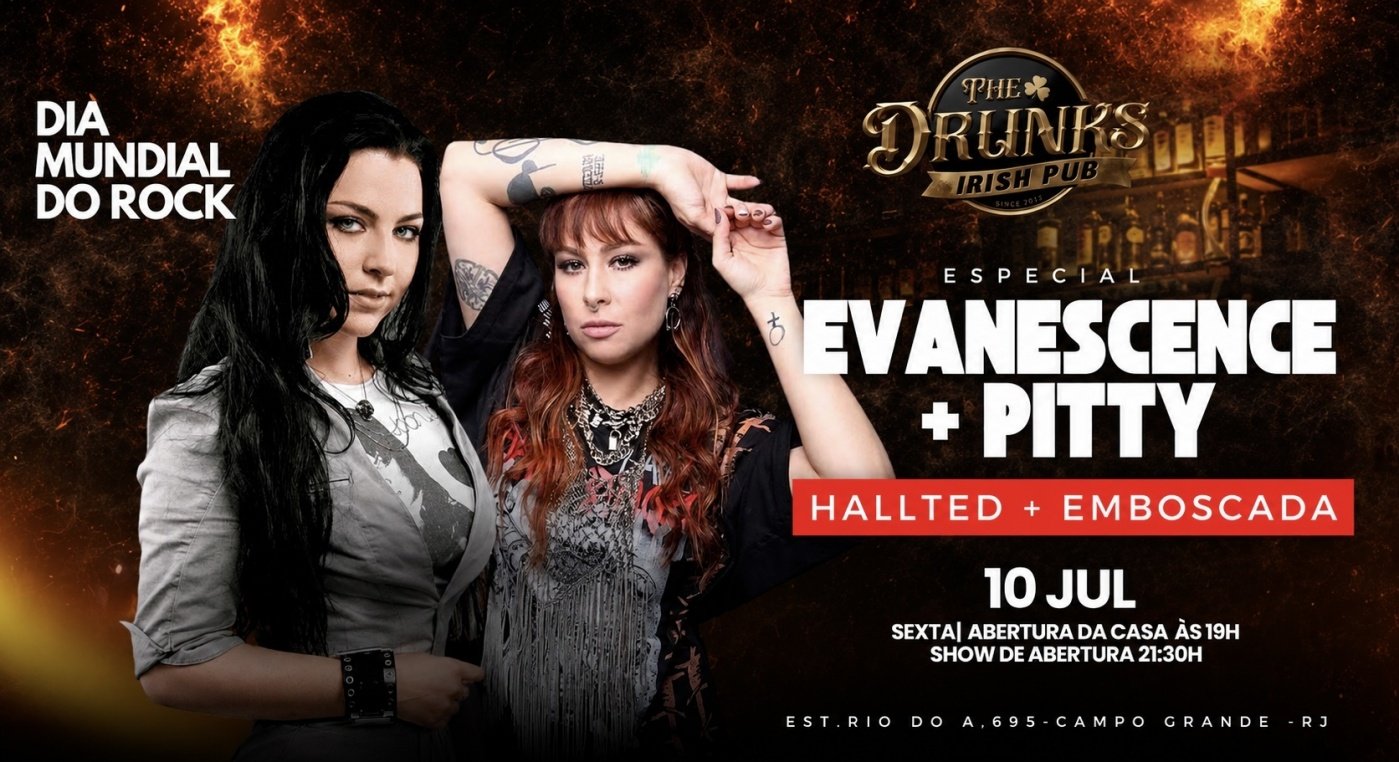 Especial evanescence -+ pitty - hallted + banda emboscada (foto do evento)