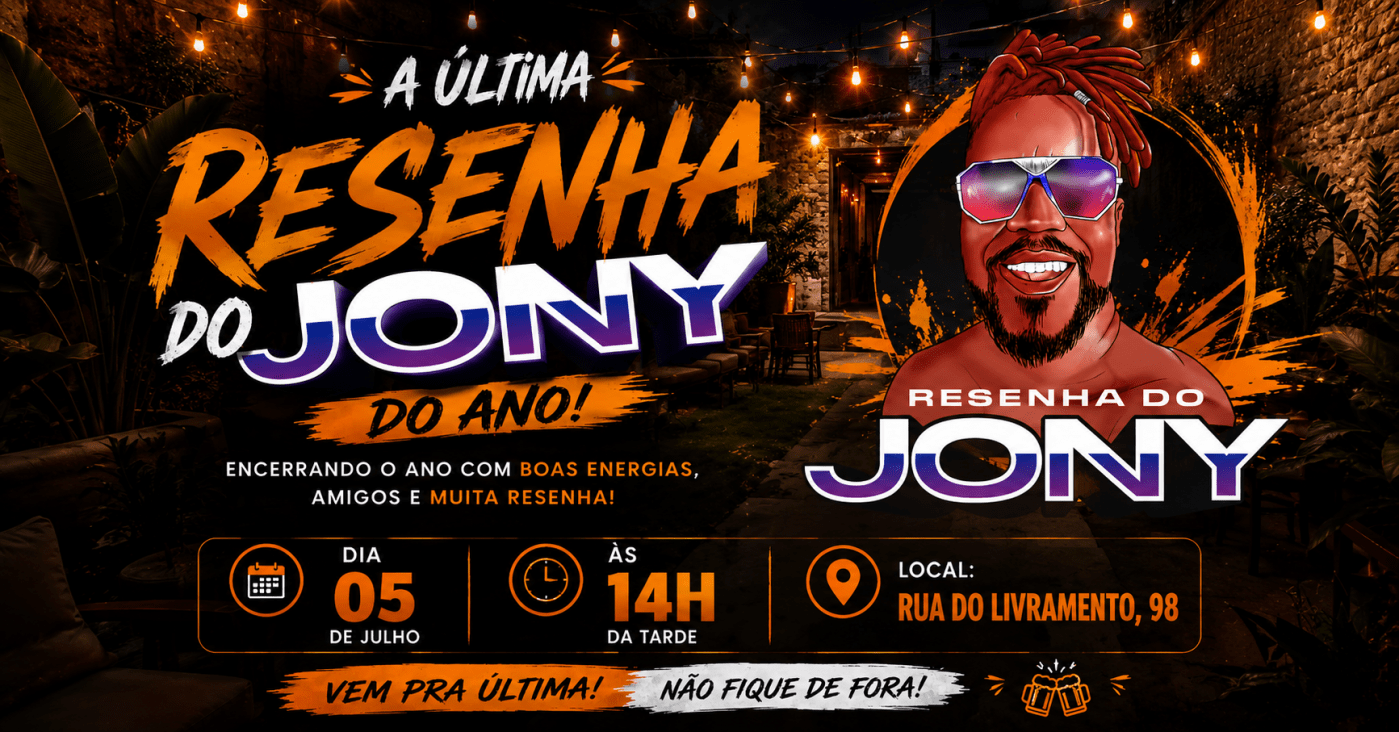 Resenha do jony - a última do ano (foto do evento)
