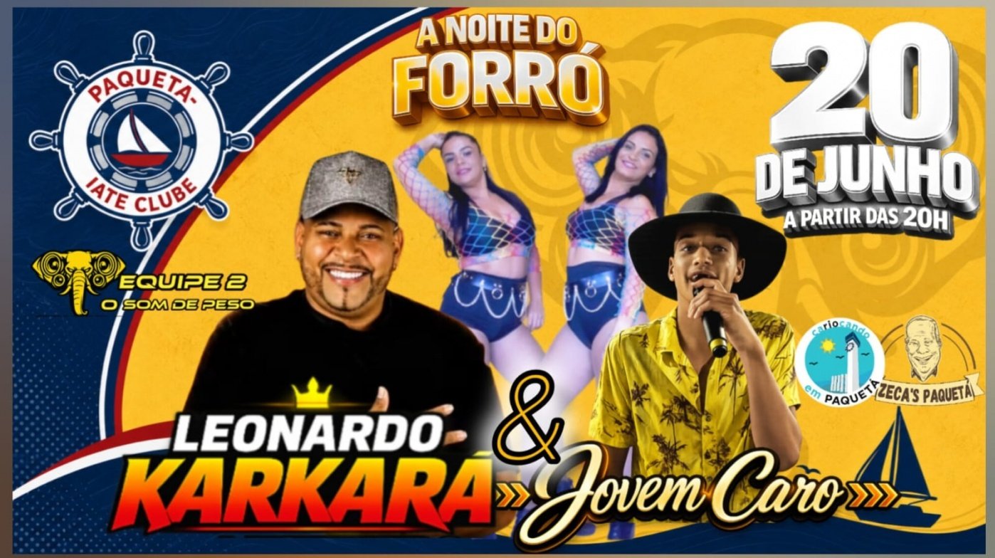 Noite do forró! leonardo karkará & jovem caro (foto do evento)