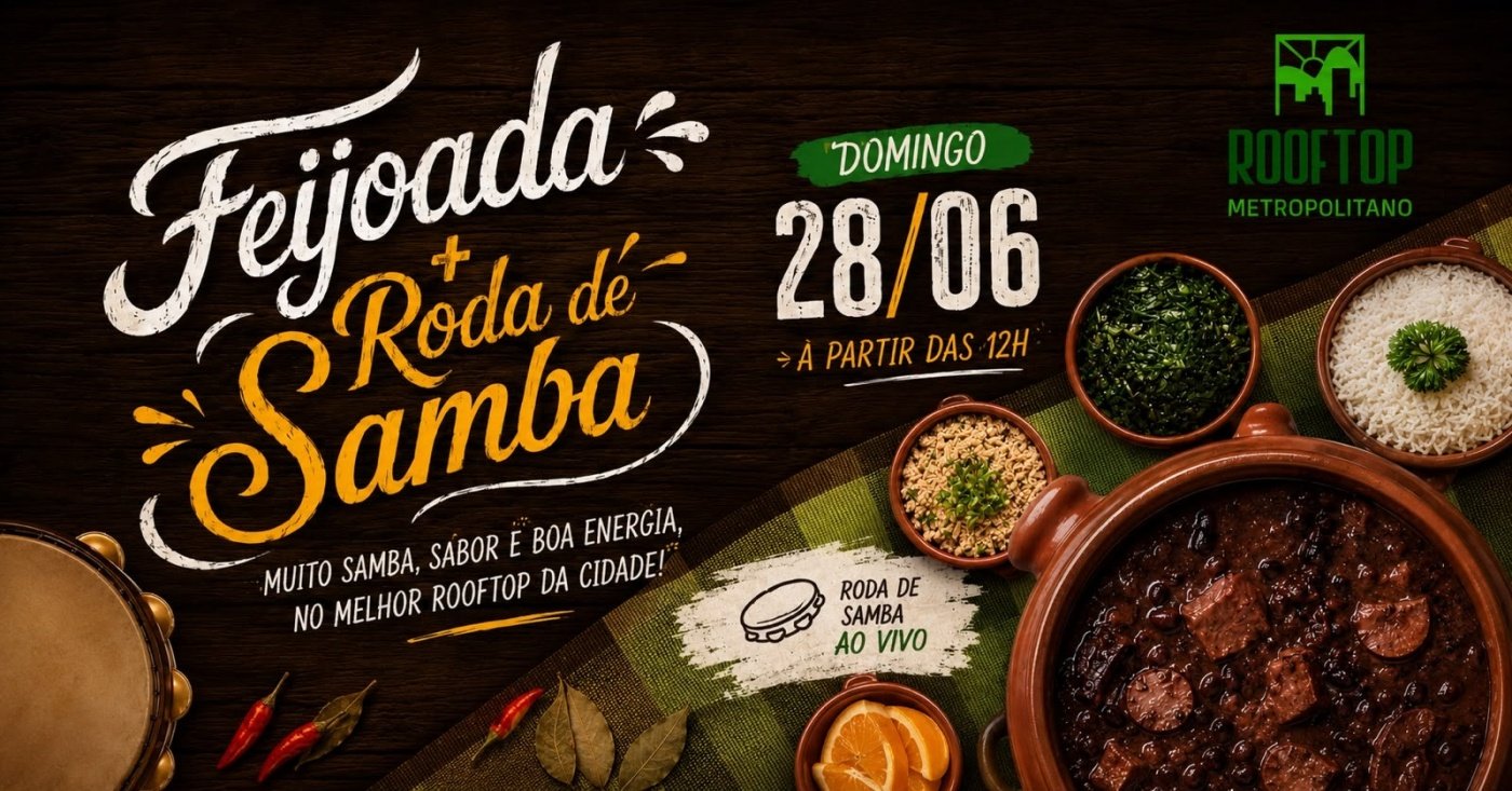 Feijoada do Rooftop - Roda de Samba (foto do evento)