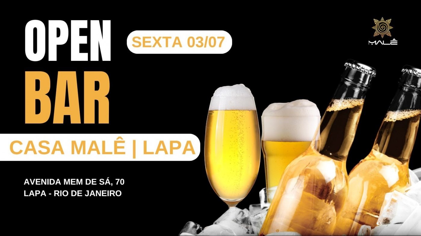 Open bar no coração da lapa - casa malê (foto do evento)