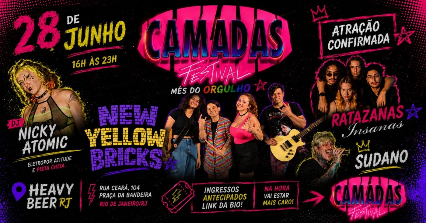 Festival Camadas - Edição Especial Mês Do Orgulho RJ (foto do evento)