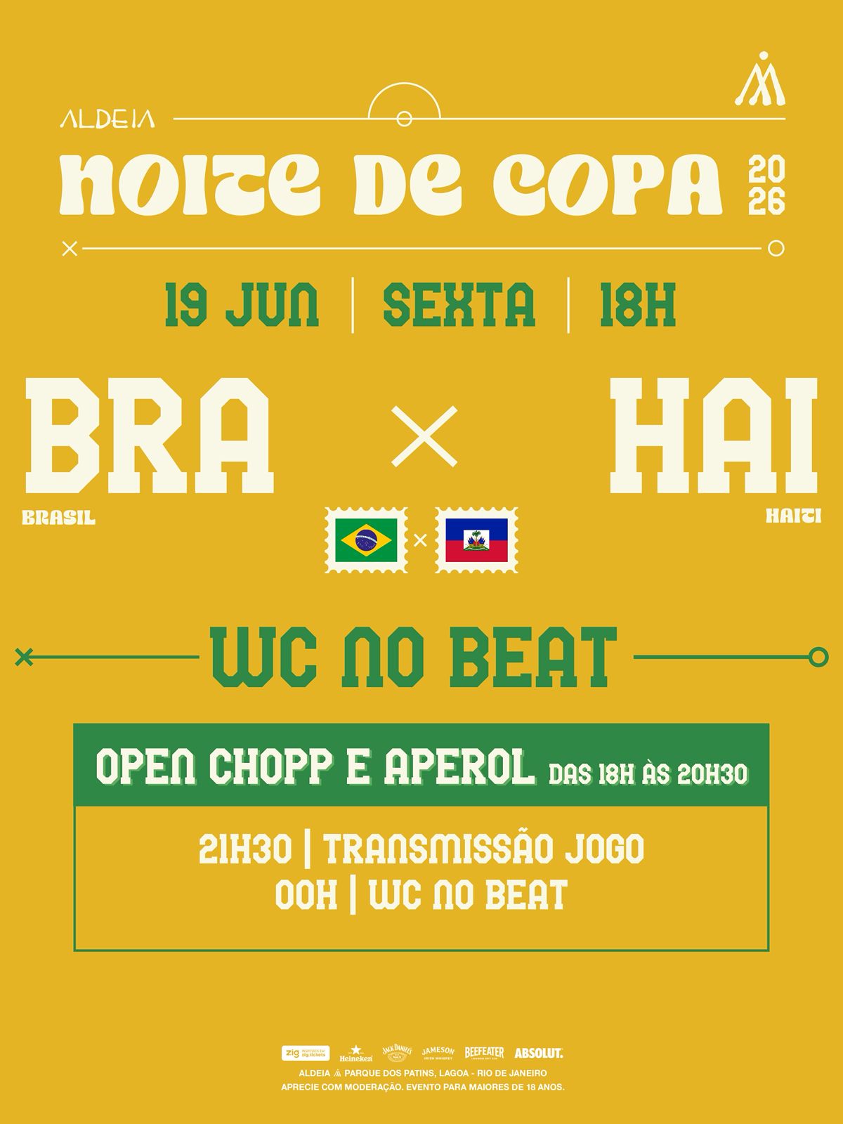 NOITE DE COPA - Aldeia Lagoa - 19/06 (foto do evento)