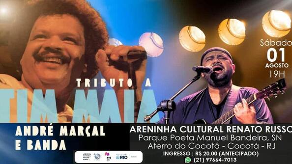 Tributo Tim Maia - André Marçal & Banda (foto do evento)