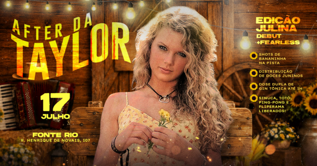 After da Taylor edição Julina | Especial Debut + Fearless (foto do evento)